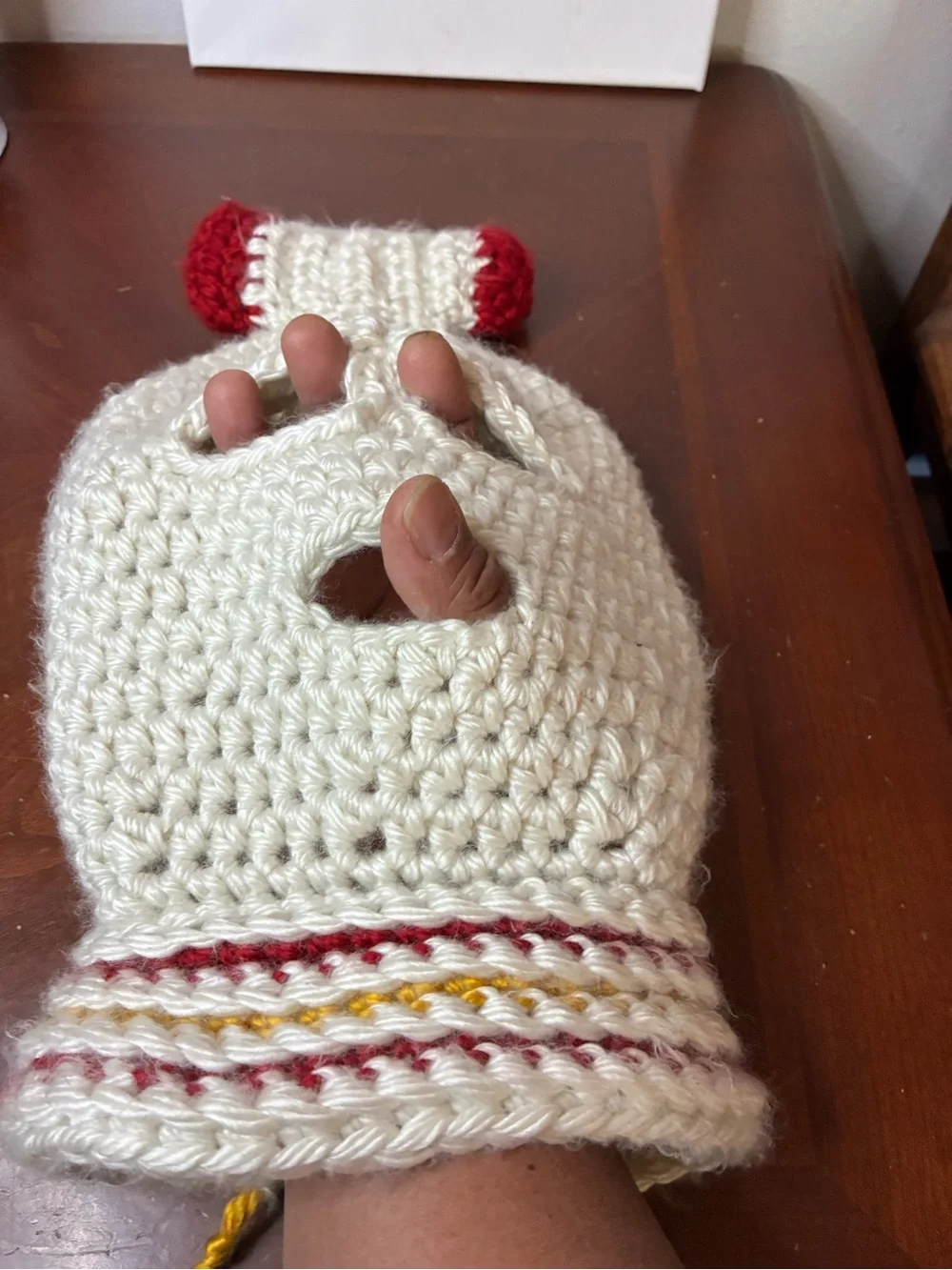 Crocheted Unisex Ski Mask - Three Hole